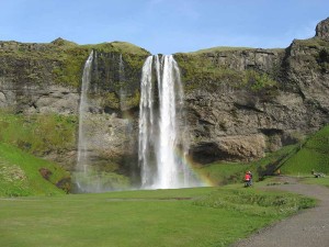 The waterfall Selfjalandsfoss