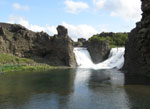 Hjálparfoss waterfall